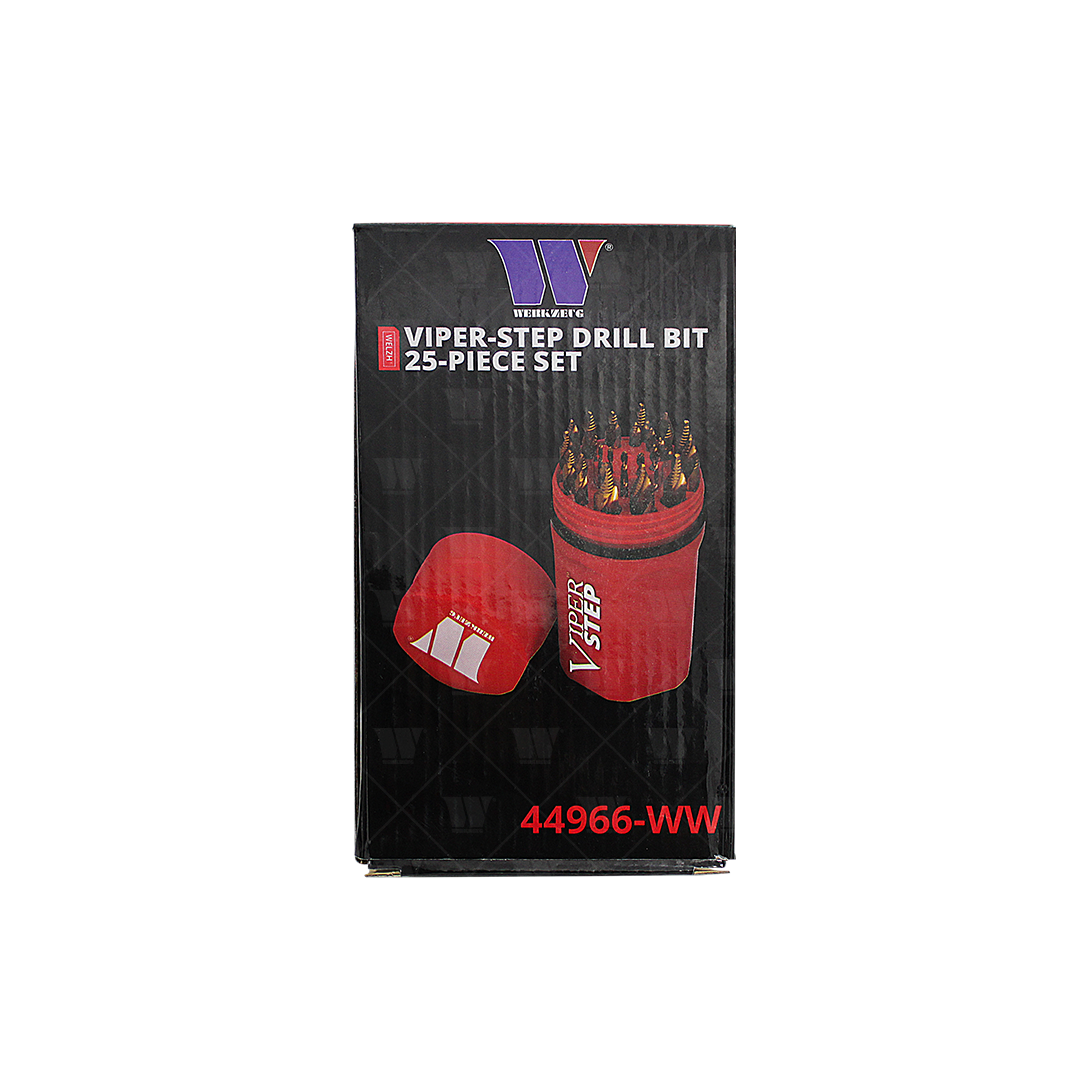 Broca escalonada Viper; Juego de 25 piezas 44966-WW