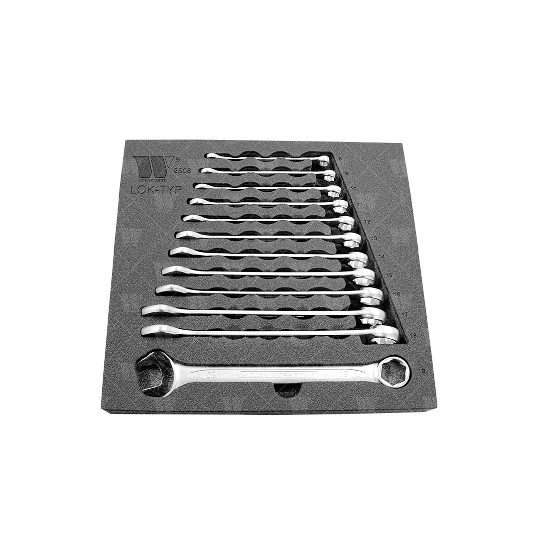 Juego de llaves combinadas; Edición tipo Lok 8-19 mm 2508-WW