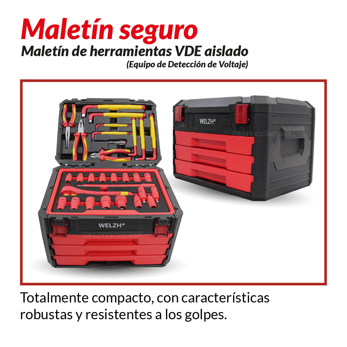 Kit de herramientas híbrido para vehículos eléctricos; 63 piezas 4961-WW