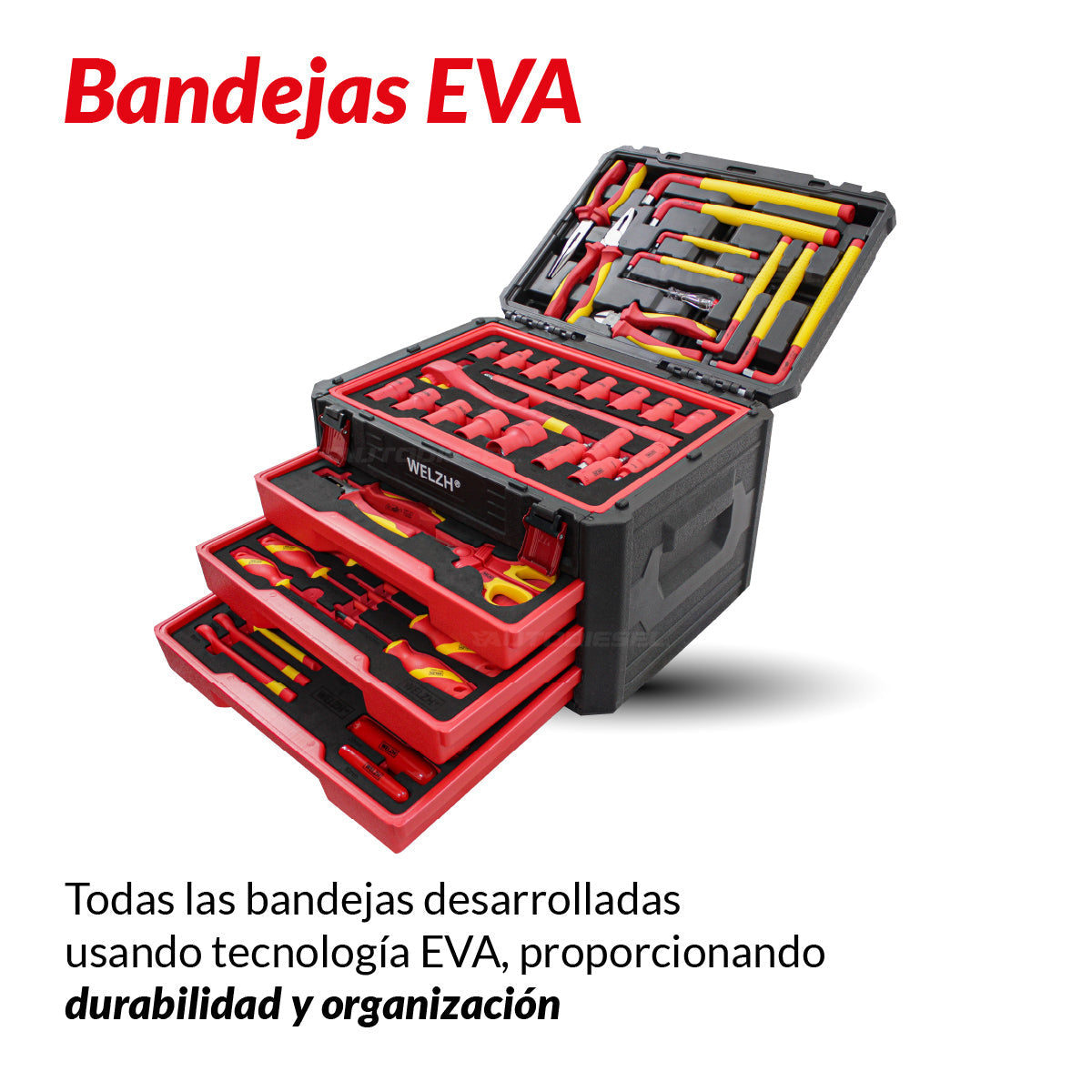 Kit de herramientas híbrido para vehículos eléctricos; 63 piezas 4961-WW