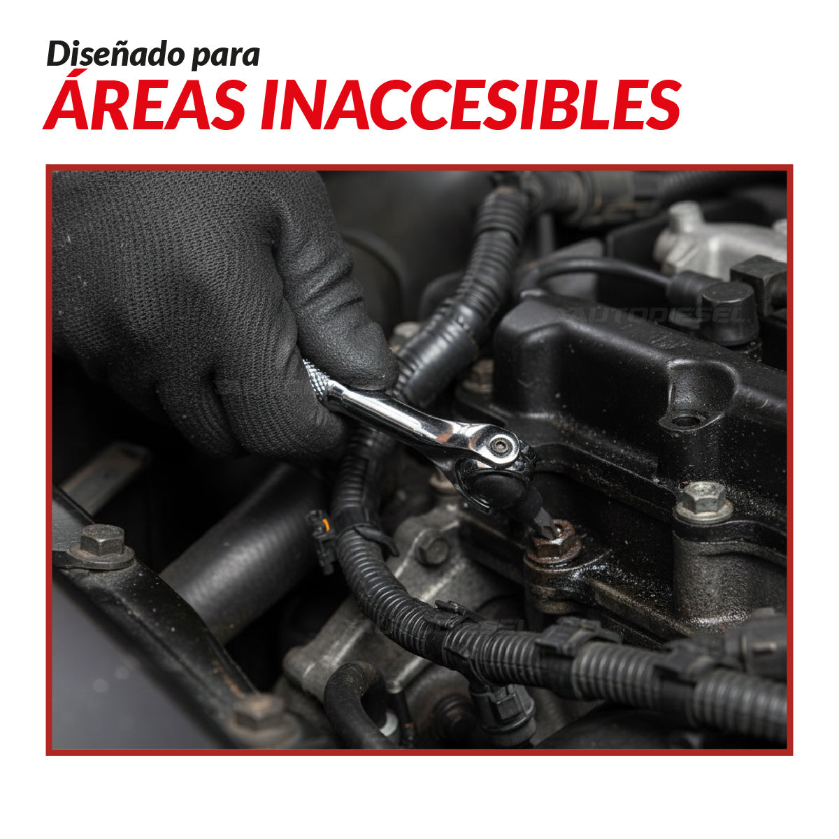 Juego de Carraca Mini Giratoria de 2 Piezas 5144-WW