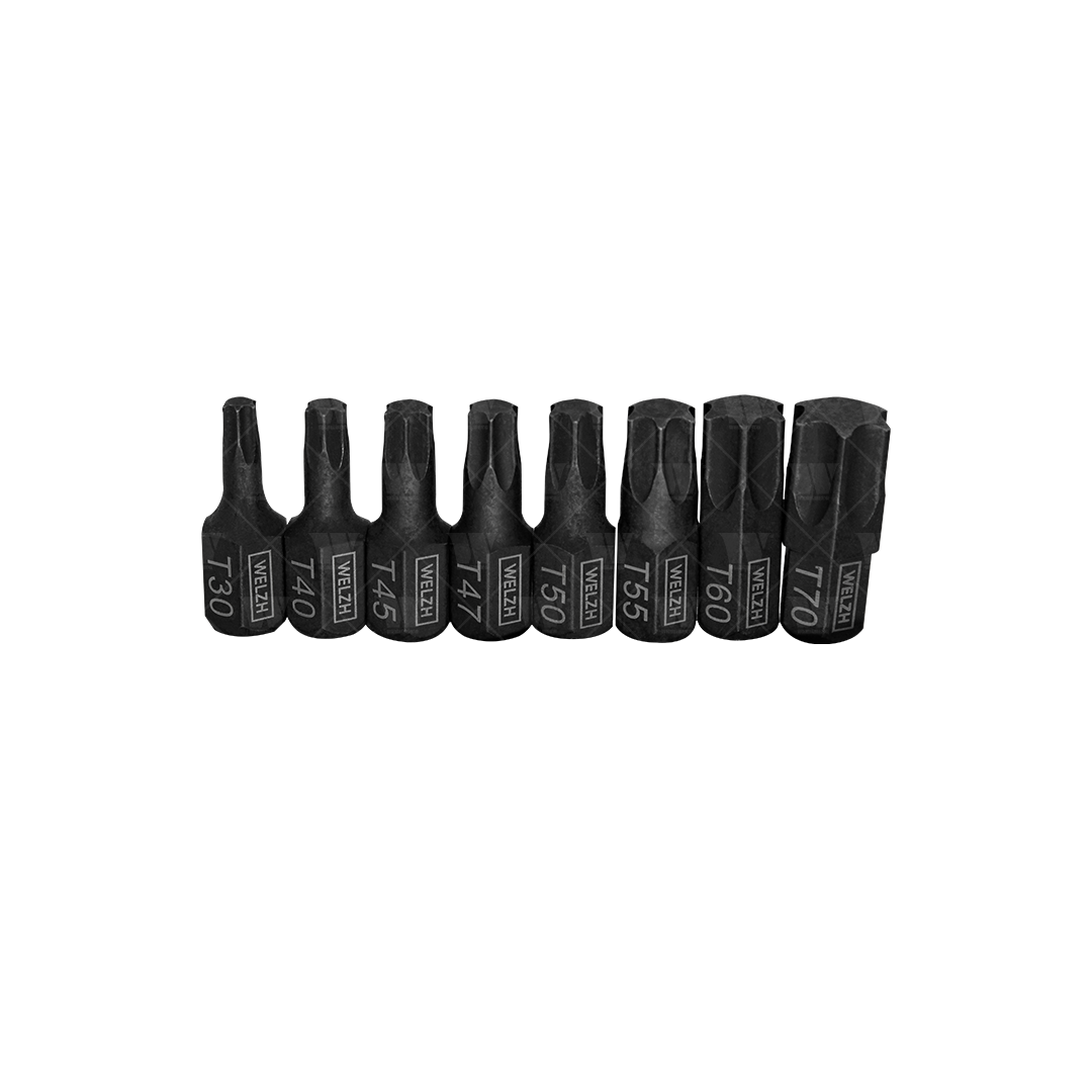 Juego de llaves de vaso; Impacto, 1/2'', Torx, hexagonal y estriado 3545-WW