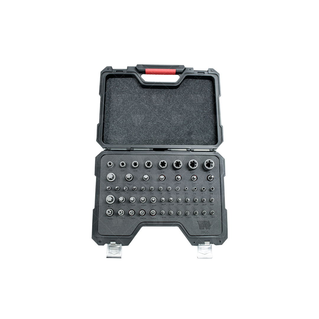 Juego maestro de dados con puntas Torx,de impacto, Acero S2 1165-WW