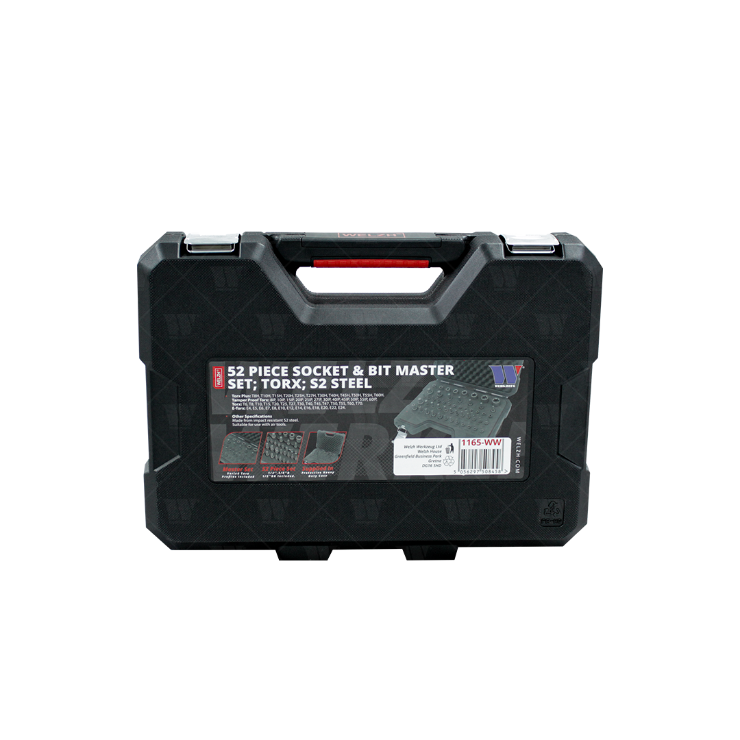 Juego maestro de dados con puntas Torx,de impacto, Acero S2 1165-WW