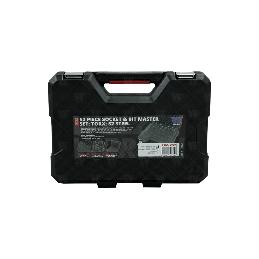 Juego maestro de dados con puntas Torx,de impacto, Acero S2 1165-WW