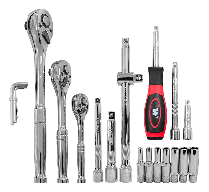 Autocle, Juego de herramientas; Cromo, 1/4'', 3/8'', 1/2'' (191 piezas) 4188-WW