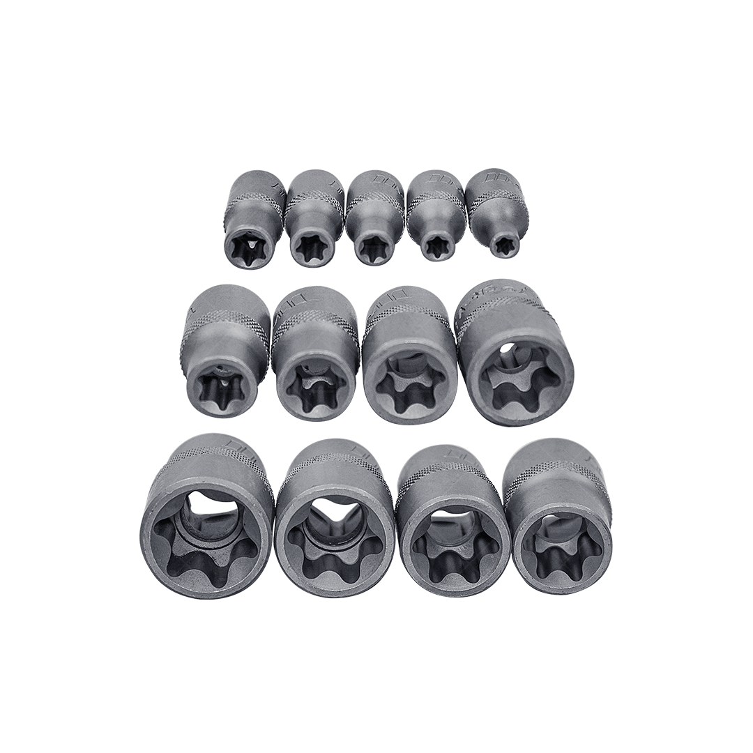 Juego de Dados, Torx® 3/8'', E4-E24, Acero S2 1165-4-WW