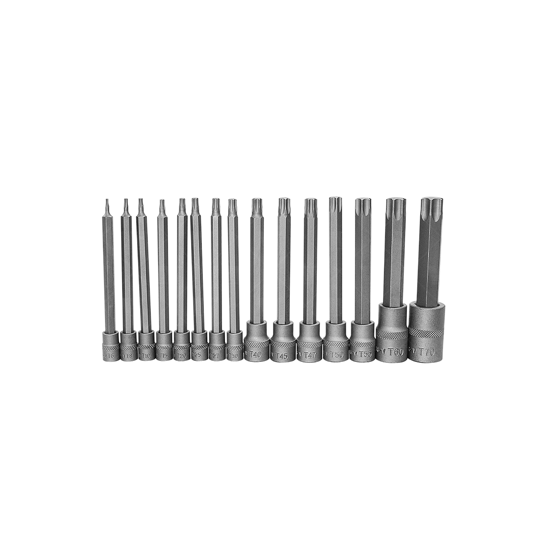 Juego maestro de puntas de vaso; 67 piezas extralargas, Torx, Etorx, Allen 6015-WW