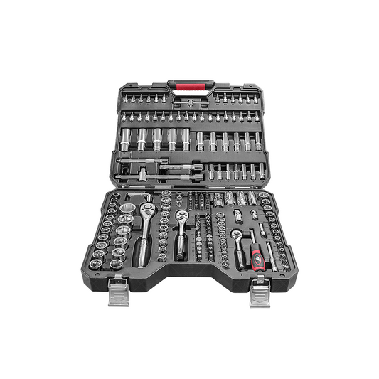 Autocle, Juego de herramientas; Cromo, 1/4'', 3/8'', 1/2'' (191 piezas) 4188-WW