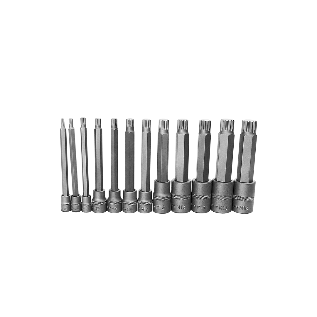 Juego maestro de puntas de vaso; 67 piezas extralargas, Torx, Etorx, Allen 6015-WW