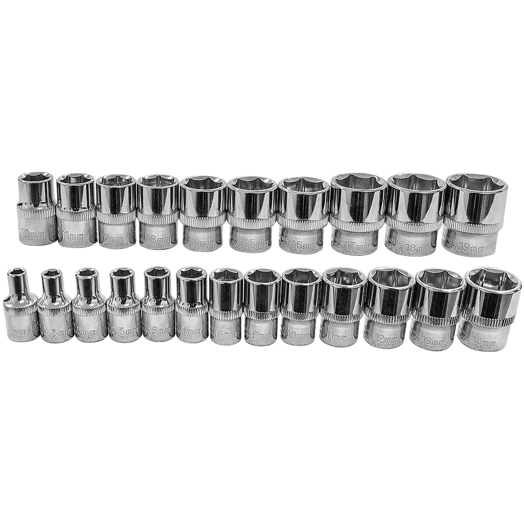 Autocle, Juego de herramientas; Cromo, 1/4'', 3/8'', 1/2'' (191 piezas) 4188-WW