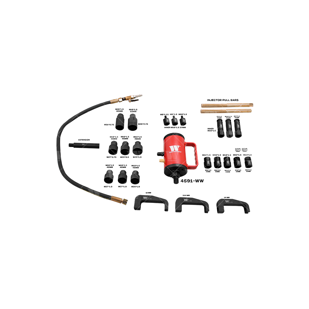 Extractor neumático para inyectores diesel; Welzh Vibración Mate 4591-WW