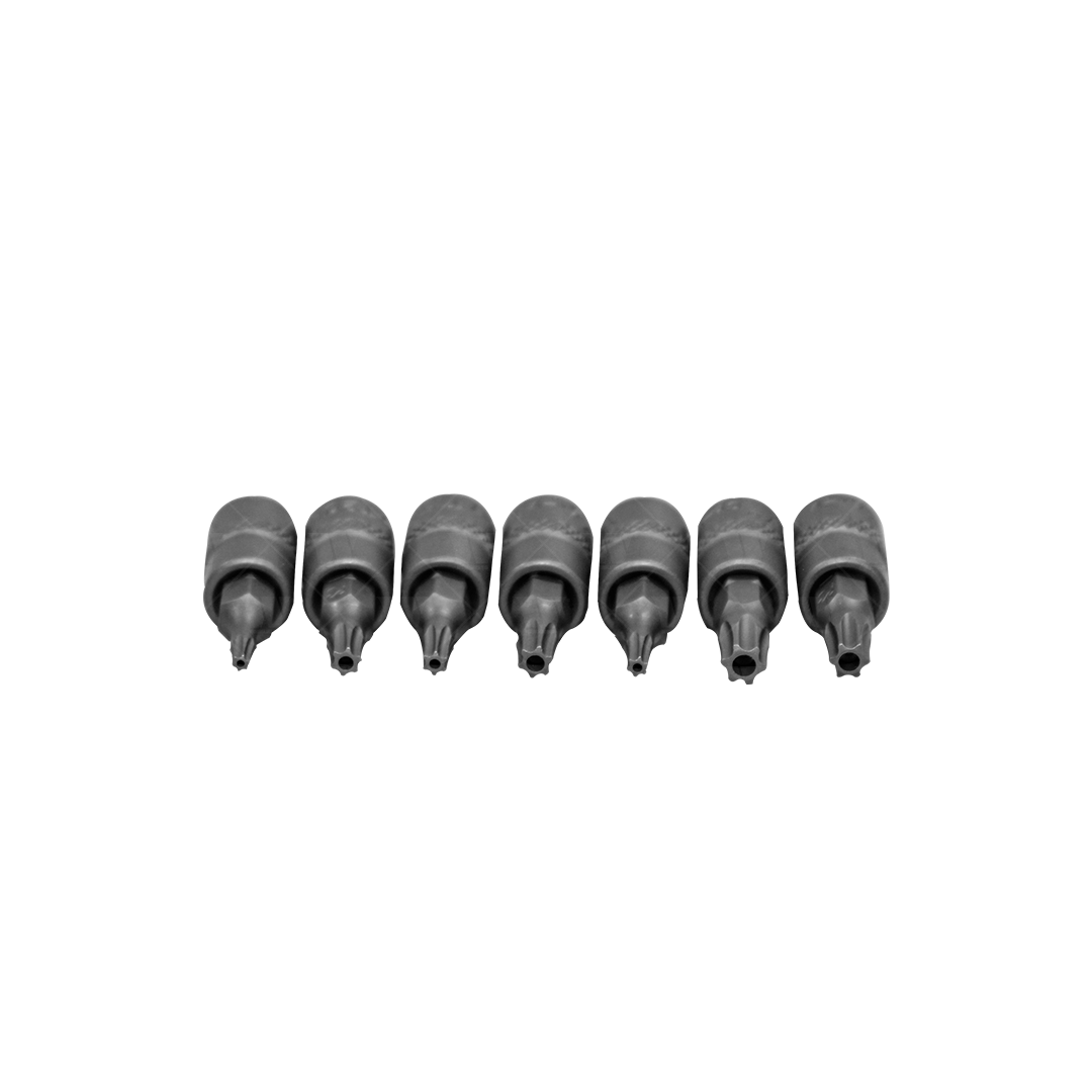 Juego puntas Torx de 12 piezas T8H-T60H S2 Acero zincado 1165-3-WW