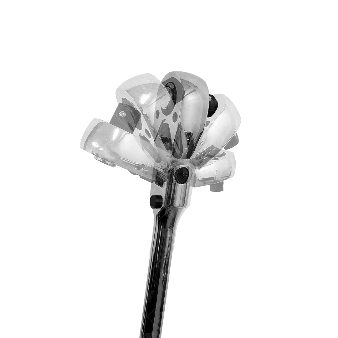 Juego de trinquete; Juego telescópico, de cabezal flexible y bloqueable de 3 piezas 11115-WW