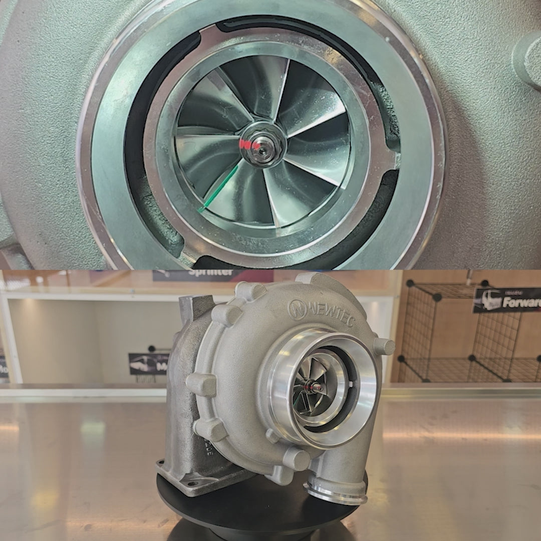 Turbocargador Newtec® Mercedes Benz 906 K27 S/V con Propela de Titanio (N.P. 53279707118TITA)