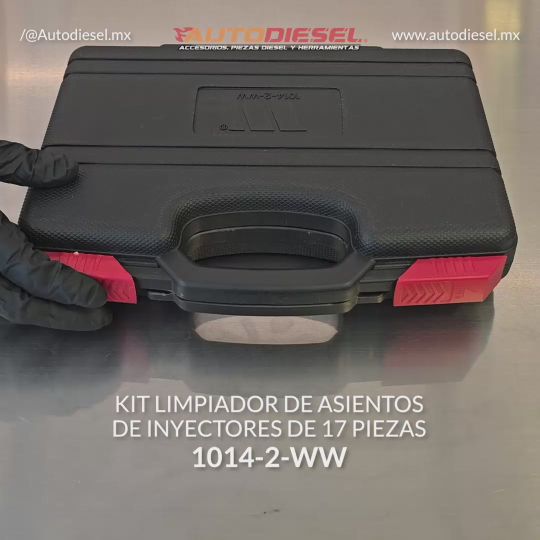 Limpiadores de asientos de inyectores; 17 piezas 1014-2-WW